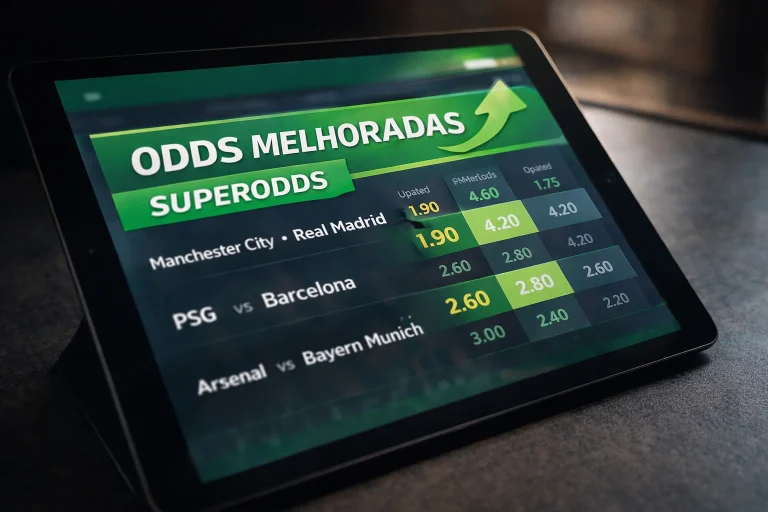 Odds melhoradas e SuperOdds em casas de apostas portuguesas