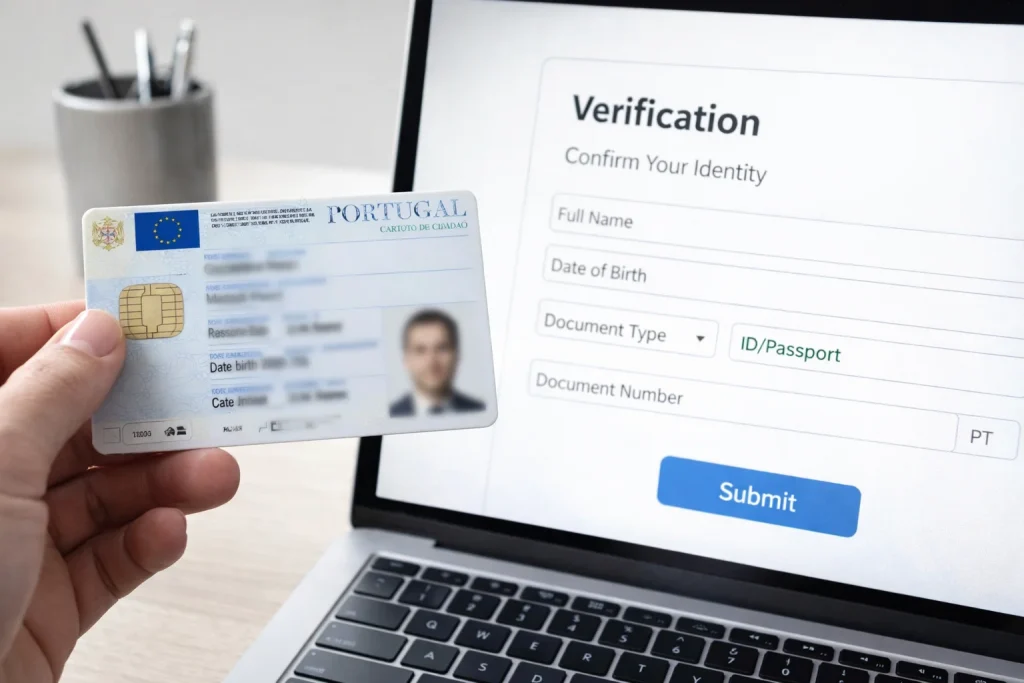 Verificação de identidade e processo KYC nas casas de apostas